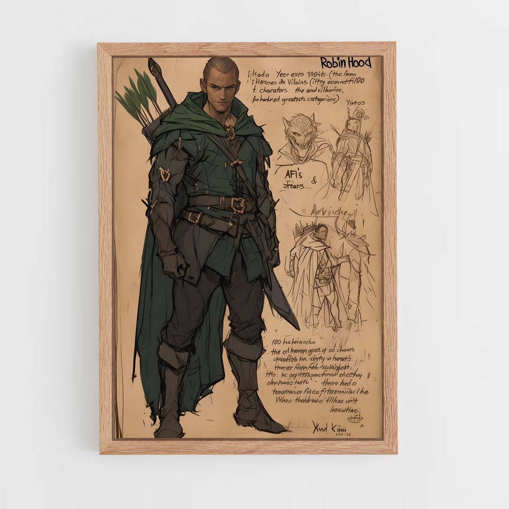 Poster Le Tyran des Bois – affiche Tir à l’arc (vue 4)